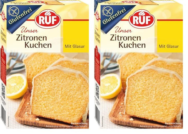 Fursecuri fără gluten RUF cu glazură de cacao, amestec de copt pentru 3 tăvi de copt, potrivit pentru boala celiacă, 100% fără gluten