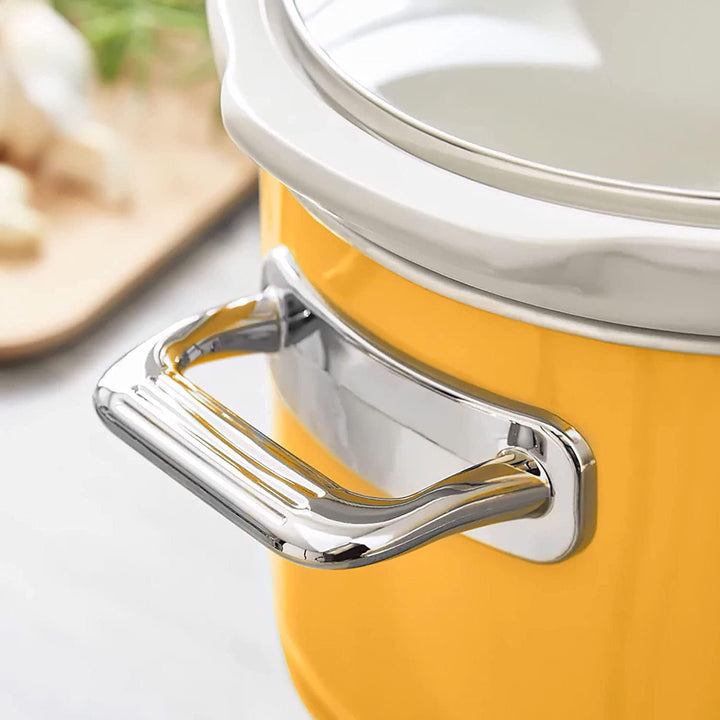 Swan Retro SF17031YELNEW Slow Cooker 6.5 litri, 320W Slow Cooker Naty Shop