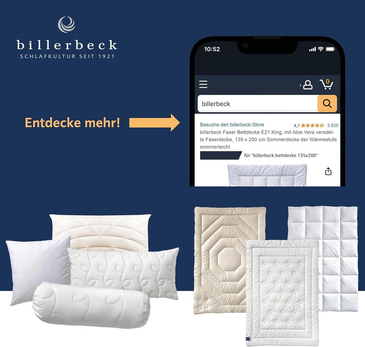 Plapumă Billerbeck E48 Kairo - Plapumă de vară - 135 X 200 Cm - Plapumă răcoritoare - Cu 60% păr de cămilă 40% lână virgină Plapumi si pilote Naty Shop