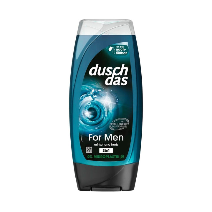 Duschdas Gel de duș pentru bărbați, 6 x 225 ml Duș și baie Naty Shop
