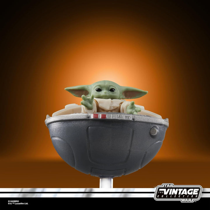 Star Wars Colecția Vintage Grogu, Figura de acțiune Mandalorian (Scară 9.5 Cm) Action figures Naty Shop