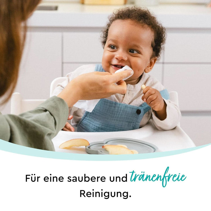 LILLYDOO Feuchttücher Gesicht & Hände 160 Stück (8 X 20), 100% Plastikfrei Naty Shop