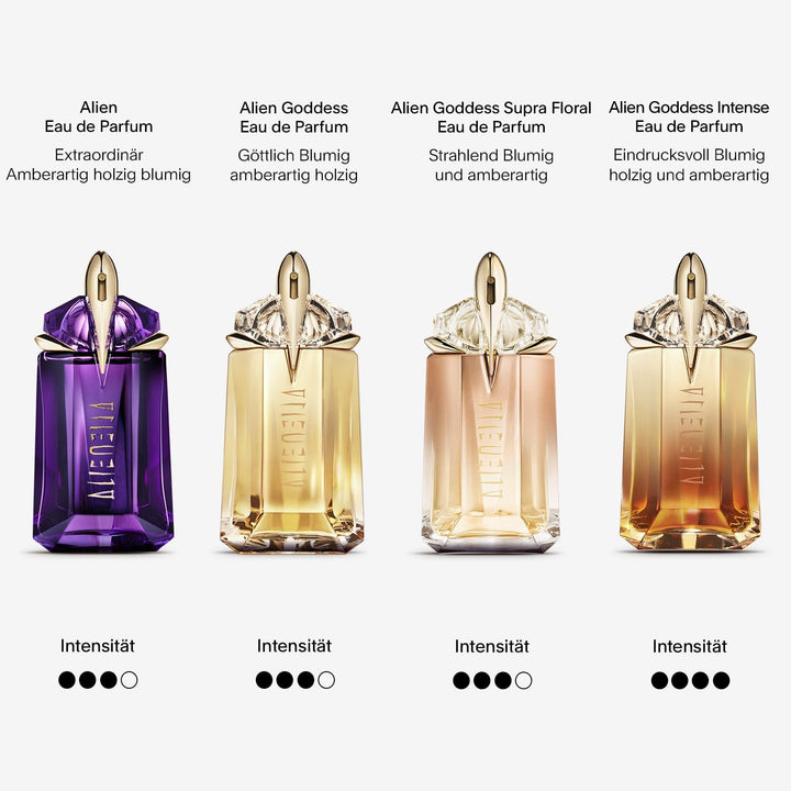 MUGLER Alien Goddess Supra Florale Eau De Parfum, Parfum pentru femei, Aromă florală, lemnoasă și ambrată, Parfum minunat