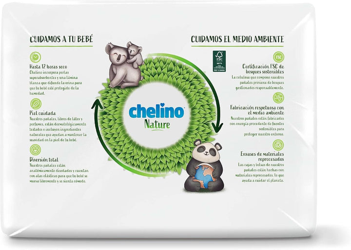 Scutece natura pentru copii marimea 4 (9-15 kg), 204 scutece Mama si Copilul Naty Shop