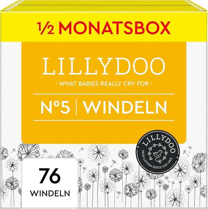 LILLYDOO Scutece prietenoase cu pielea, mărimea 2 (4-8 kg) Mama si Copilul Naty Shop 5 (76 buc)