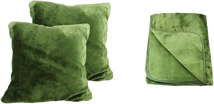 Amago - Pătură confortabilă, aspect cașmir, 220 X 240 Cm - antracit Paturi si Cuverturi Amago Verde închis Pătură confortabilă + față de pernă 180 X 220 Cm