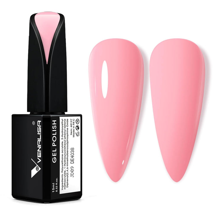 VENALISA Oja UV Coral Orange 15ml Oja Gel Pentru Lampa UV De Unghii Transparent Coral Orange Oja Gel Modele De Unghii Pentru Design De Unghii DIY