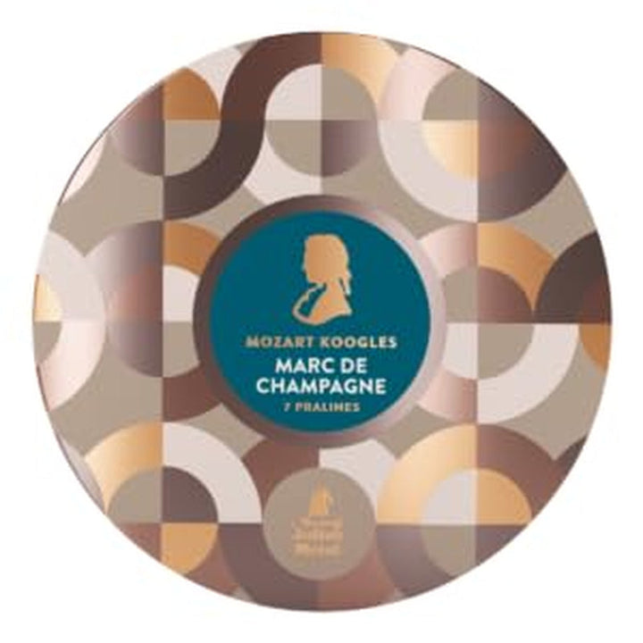 Mozart Balls din ciocolată neagră, umplute cu marțipan, migdale, alune și cremă de turtă dulce neagră, 119 grame Bomboane de Ciocolata Naty Shop Default Title