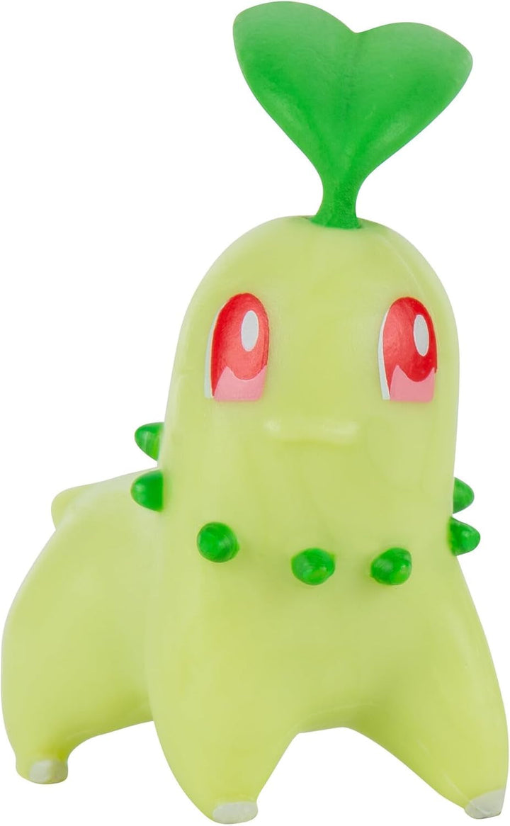 Pokémon PKW2578 - Battle Figure Multipack - pachet de 4 cu Pikachu, Endivie, Karnimani, Feurigel, figuri detaliate oficiale, 5 cm fiecare Action figures Naty Shop