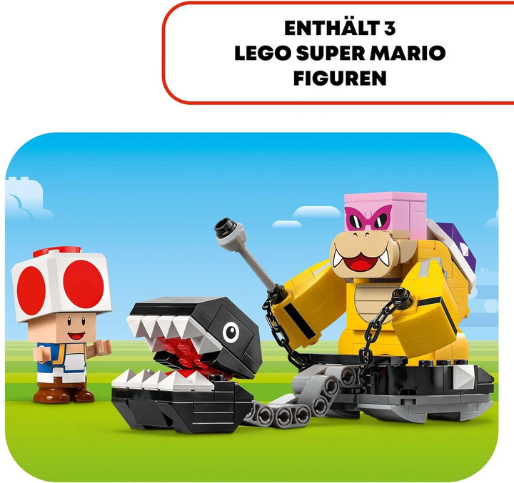LEGO Super Mario Înfruntare cu Roy la Palatul Ciupercilor, set de aventură cu personaje Nintendo, cadou pentru fete, băieți și gameri de la 7 ani 71435 Seturi de constructie Besuche den LEGO-Store