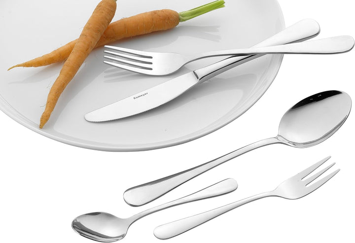 Set tacâmuri Sylvia Fabricat din oțel inoxidabil 18/0 Lustruit 30 piese Bucatarie Naty Shop