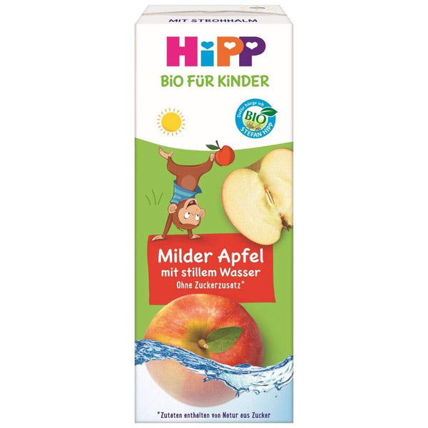 Suc de mere organic Hipp cu apă plată, pachet de 15 (15 x 200 ml) Mama si Copilul Naty Shop