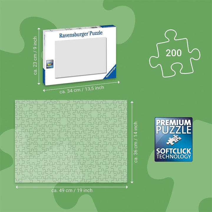 Ravensburger puzzle pentru copii - 12900 Ocean dwellers - Puzzle subacvatic pentru copii cu vârsta de peste 8 ani, cu 200 de piese în format XXL Puzzle Naty Shop