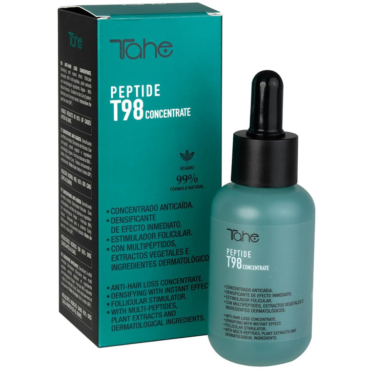 Peptide T98 Concentrat de îngroșare al părului cu multipeptide, efect imediat, 50 ml Ingrijire par Peptide T98 50 ml Fara parfum