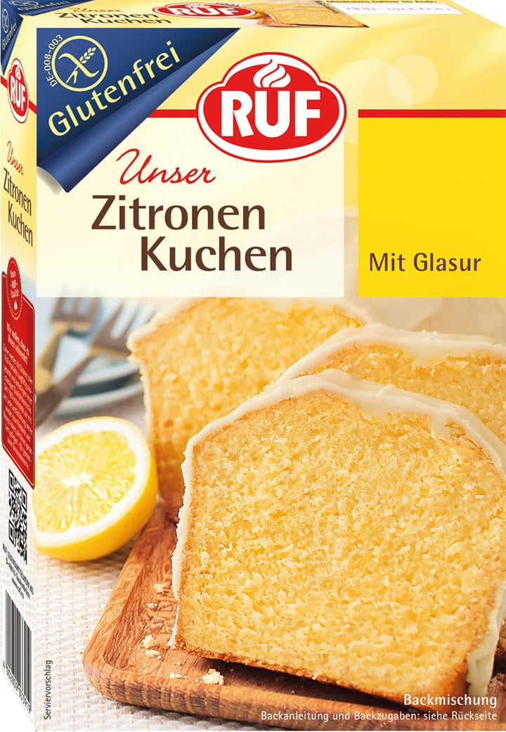Fursecuri fără gluten RUF cu glazură de cacao, amestec de copt pentru 3 tăvi de copt, potrivit pentru boala celiacă, 100% fără gluten