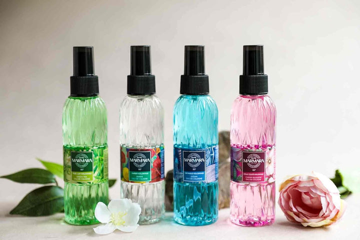 MARMARA BEAUTY Apă de colonie OCEAN 300 ml - Alcool 80° - Parfum răcoritor pentru femei și bărbați - Apă de colonie - Reîmprospătează, răcorește - EDC - Calmează - Colonia