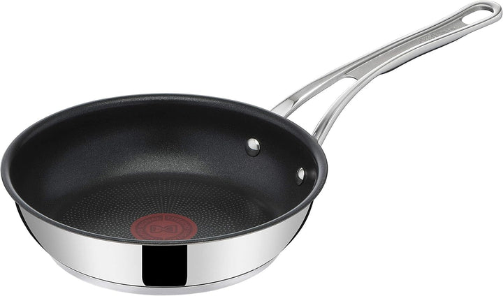 Tefal Jamie Oliver Cook'S Classics, strat antiaderent, potrivită pentru inducție, rezistentă la cuptor, oțel inoxidabil, mâner nituit Oale si Tigai Naty Shop Fără broșură de rețete 24 Cm Jo Cooks Classic