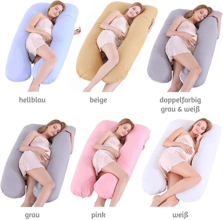 Pernă de sarcină SMOOTHY XXL, perna multifunctionala, Classic XXL, 150 X 80 cm, roz Accesorii Hrana si Alaptare Bebe Naty Shop