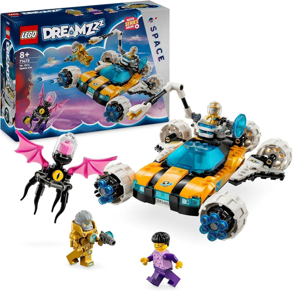 LEGO Dreamzzz 2-In-1 Mr Oz's Space Buggy, set cu mașină de jucărie sau navetă spațială, include minifigurinele Mr Oz, Albert și Jayden, cadou spațial pentru copii de peste 8 ani 71475 Seturi de constructie Besuche den LEGO-Store Singur