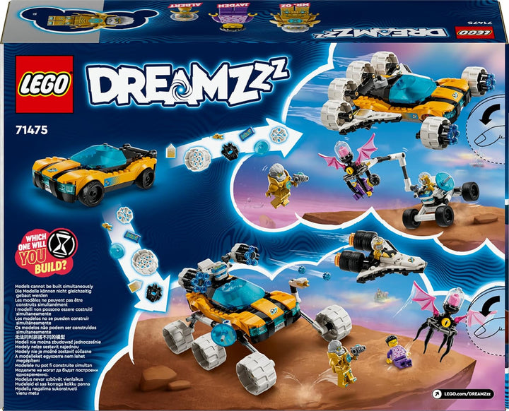 LEGO Dreamzzz 2-In-1 Mr Oz's Space Buggy, set cu mașină de jucărie sau navetă spațială, include minifigurinele Mr Oz, Albert și Jayden, cadou spațial pentru copii de peste 8 ani 71475 Seturi de constructie Besuche den LEGO-Store