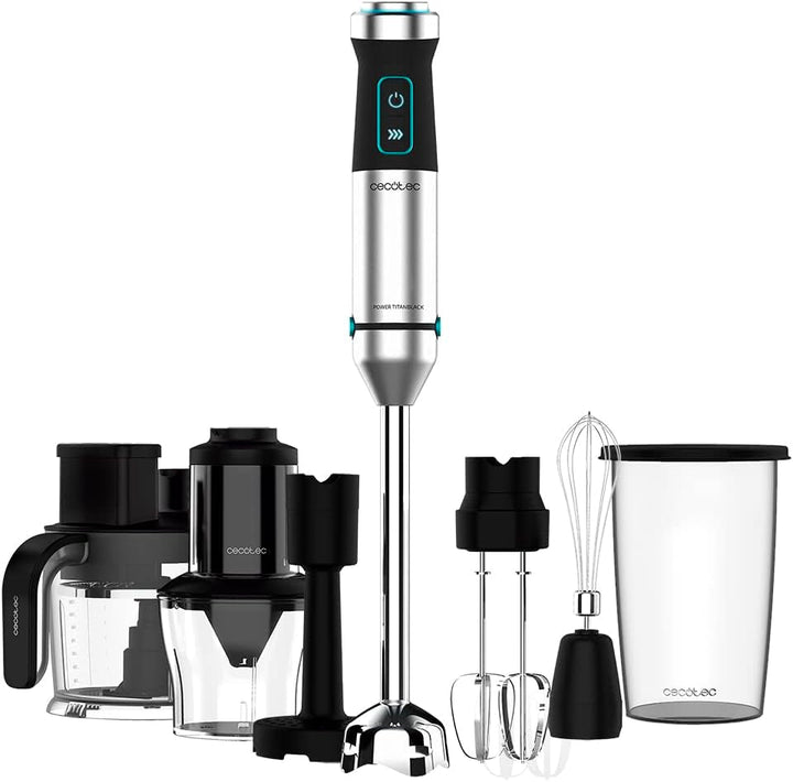 Mixer manual Cecotec Katana 15 Totaldestroy Smash B. 1500 W Mama si Copilul Naty Shop 1500 W | Mâner Xl | Lame încrucișate 8 Accesorii