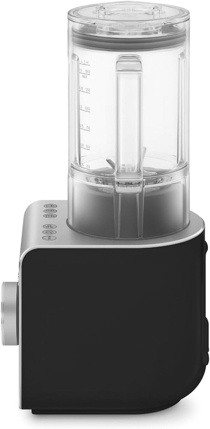 SMEG, Hochleistungsmixer BLC01BLMEU, 5 Voreingestellte Programme, 9 Manuelle Geschwindigkeitsstufen, Pause & Pulse-Funktion, Kunststoffgehäuse, Rutschfeste Basis, 1400 W, Schwarz Bucatarie Naty Shop