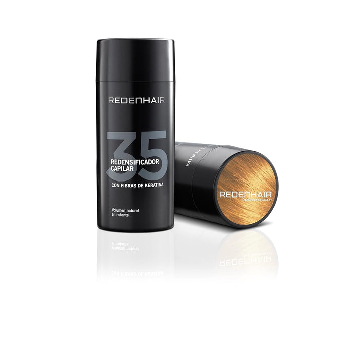 Redenhair Hair Restorer - Microfibre de păr cu keratină - rezistente la ploaie, vânt și transpirație - soluție pentru alopecie Ingrijire par Naty Shop Redensificator pentru păr de culoare blond închis
