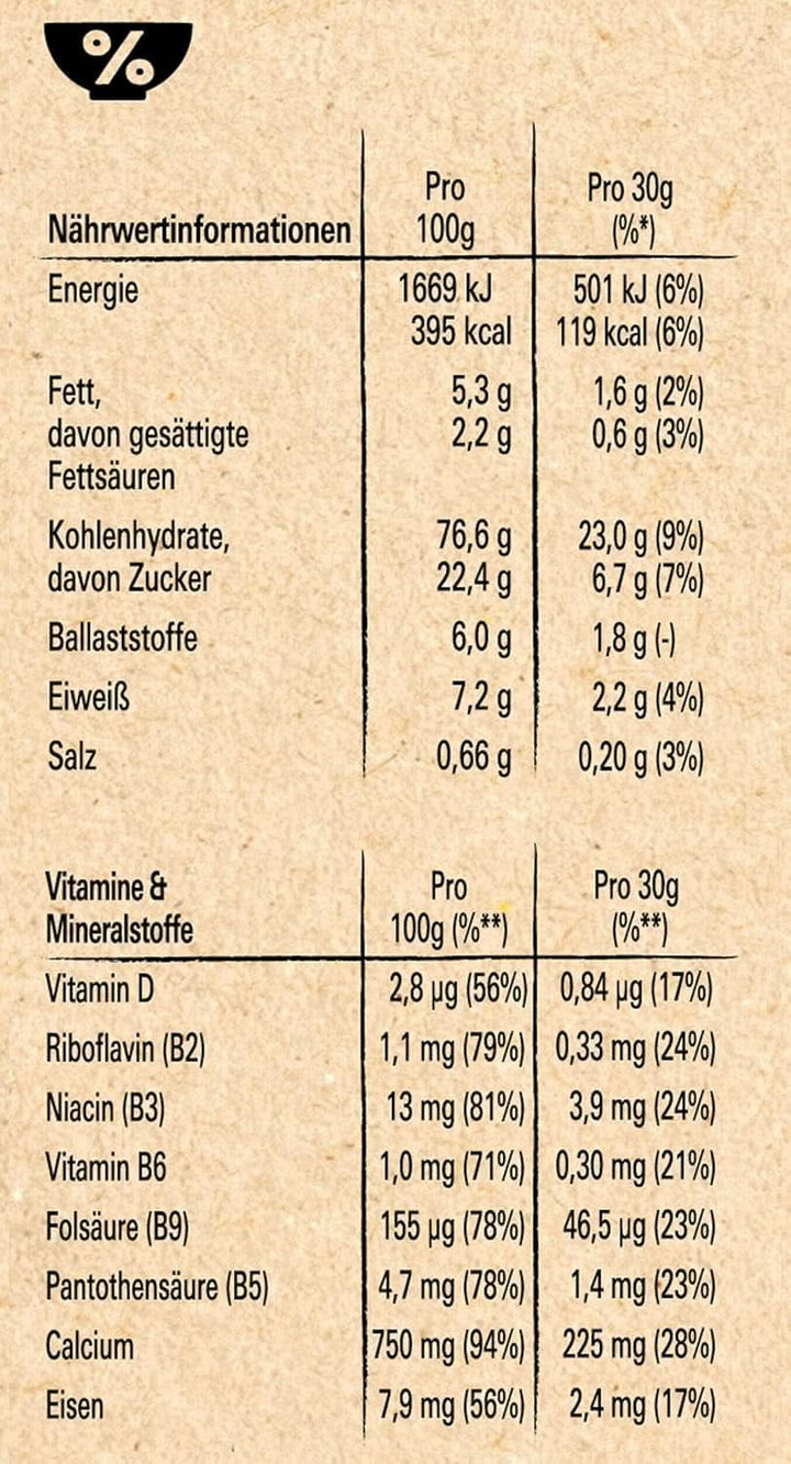 Cookie Crisp, cereale integrale sub formă de biscuiți pentru micul dejun al copiilor, pachet de 6 x 375 grame Cereale Naty Shop