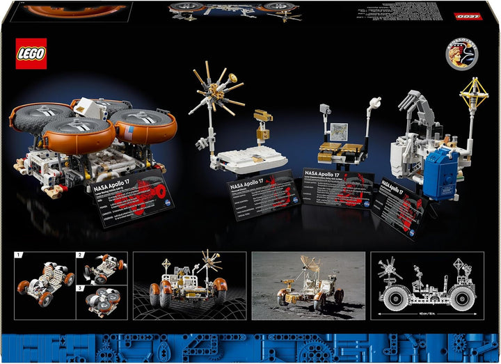 LEGO Technic NASA Apollo Lunar Roving Vehicle (LRV), Model de rover lunar pentru adulți, obiect de colecție spațială pentru pasionații de știință, jucărie de construcție, model de vehicul spațial 42182 Seturi de constructie Besuche den LEGO-Store