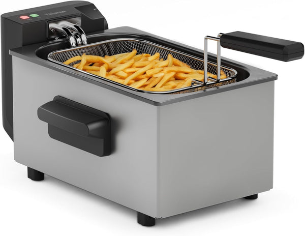 Friteuză Tristar, Capacitate 3L, 2000 W, Tehnologie Cool Zone, Oțel inoxidabil Electrocasnice Naty Shop Fără fereastră de vizualizare și filtru Nou