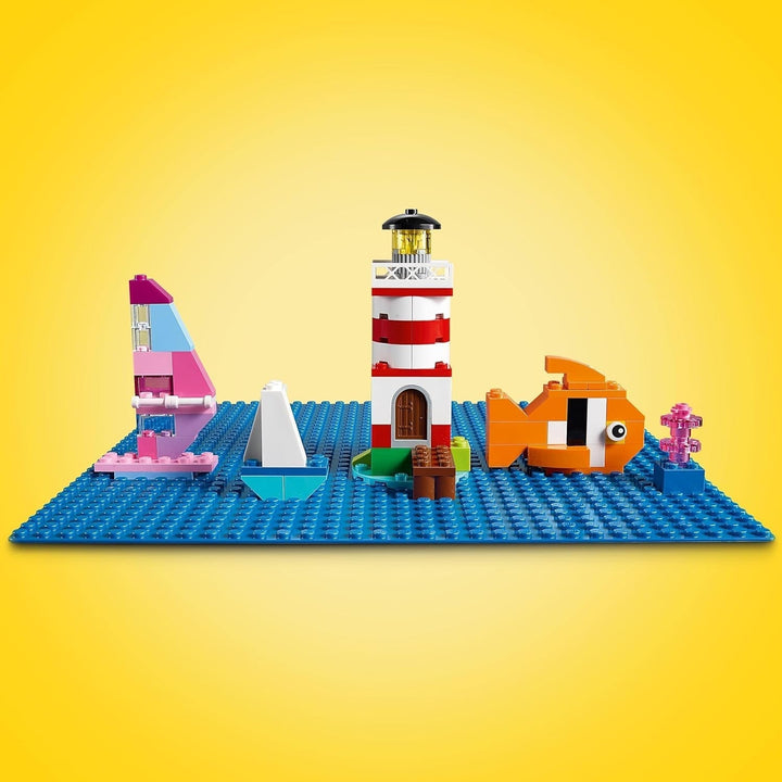Placă de construcție LEGO 11025 Classic Blue, placă de bază pătrată cu 32X32 știfturi ca seturi de bază, jucărie de construcție pentru copii Seturi de constructie Besuche den LEGO-Store