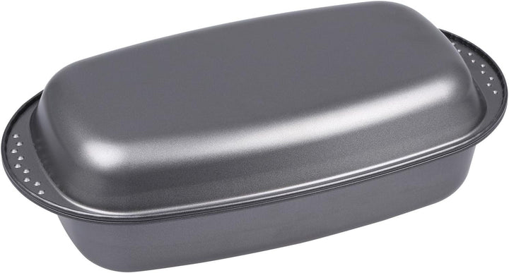 Chg 9942-04 Bratenform Mit Deckel, Antihaftbeschichtet, Anthrazit-Metallic, 37 X 20 X 7 Cm Matrite si tavi pentru copt Naty Shop