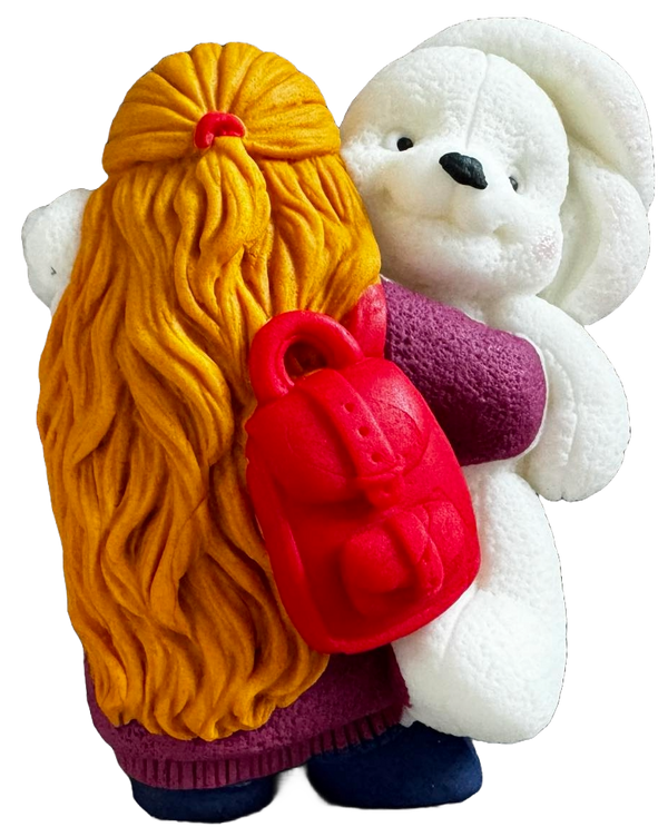 Decoratiune comestibila din pasta de zahar, Pretty girl Decoratiuni din Pasta de Zahar Naty Shop