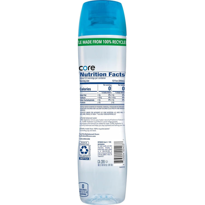Hydration Perfectly Balanced Water, 30.4 Fl Oz Bottle Apa USA Naty Shop