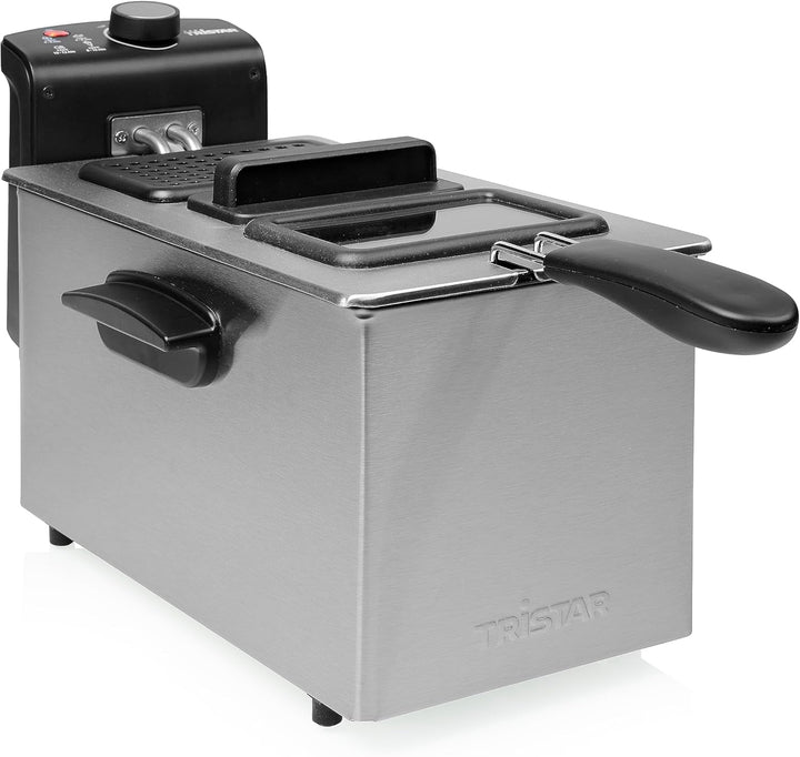 Friteuză Tristar, Capacitate 3L, 2000 W, Tehnologie Cool Zone, Oțel inoxidabil Electrocasnice Naty Shop Pro - Cu fereastră de vizualizare și filtru Clasic