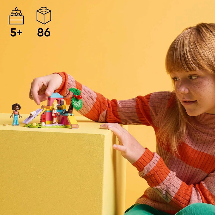 Loc de joacă pentru porcușorul de Guineea LEGO Friends, set de construcție și joacă pentru jocuri de rol imaginative cu 2 minifigurine și 2 animale, jucărie pentru fete de la 5 ani, set de animale 42640 Seturi de constructie Besuche den LEGO-Store