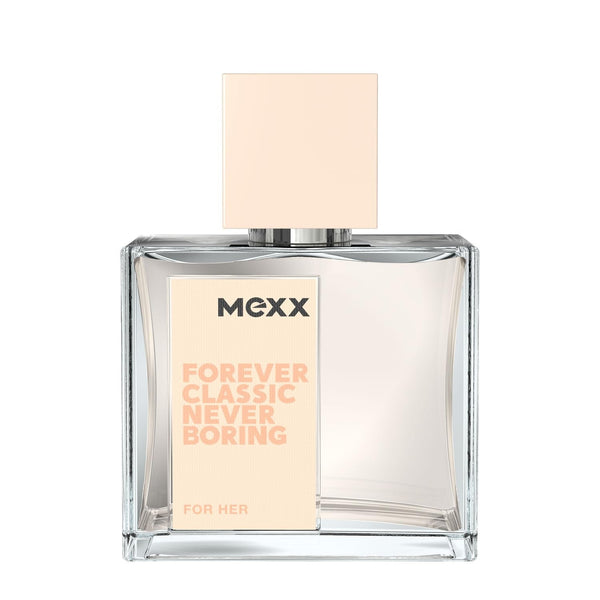 MEXX Forever Classic Never Boring Woman Eau De Toilette, parfum atemporal, floral-fructat pentru femei, 30 ml