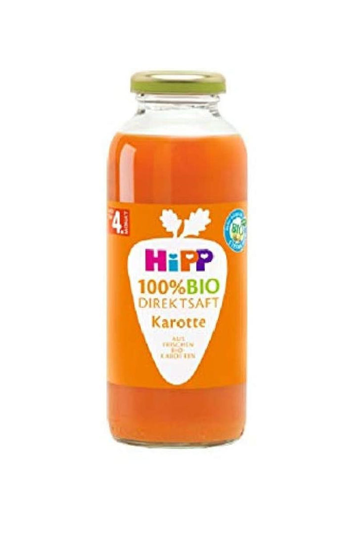 Hipp sucuri 100% organice, multifruct cu morcov, pachet de 6 (6 x 330 ml) Naty Shop 6 x 330 ml Morcov