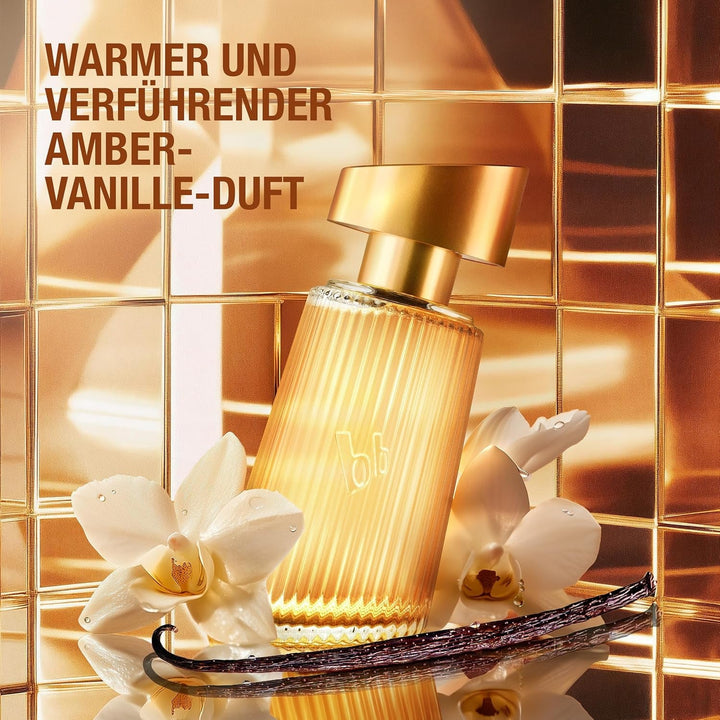 Bruno Banani Vanilla Muse Eau De Parfum pentru ea, parfum fructat de chihlimbar cu flori albe, piersică și vanilie, intens, de lungă durată și seducător de feminin, 30 ml