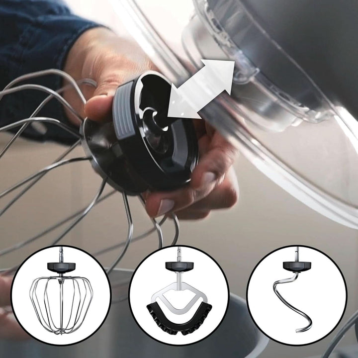 Robot de bucătărie Bosch Seria 8 MUM9AX5S00, bol din oțel inoxidabil 5,5 L, 1600W Mama si Copilul Naty Shop