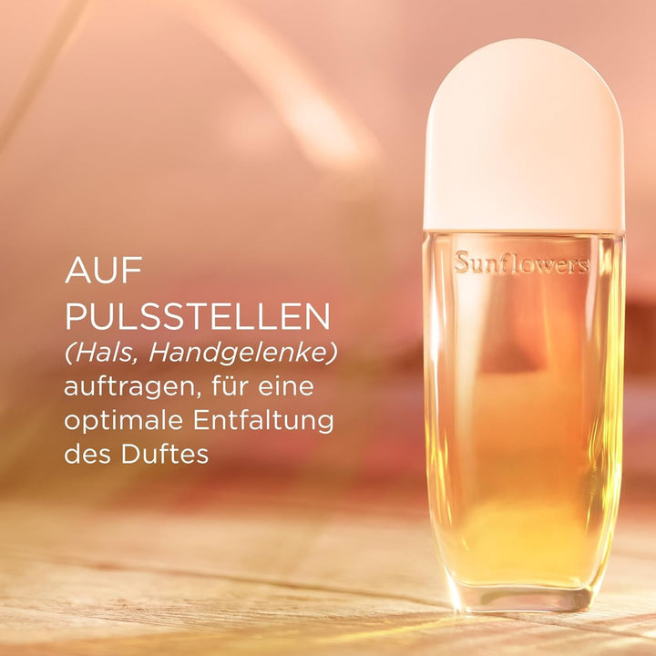 Elizabeth Arden - Floarea-soarelui - Apă de toaletă, primăvară, fructată, spumoasă, apă de toaletă cu flori de portocal, iasomie și lemn de santal pentru femei - 100 ml