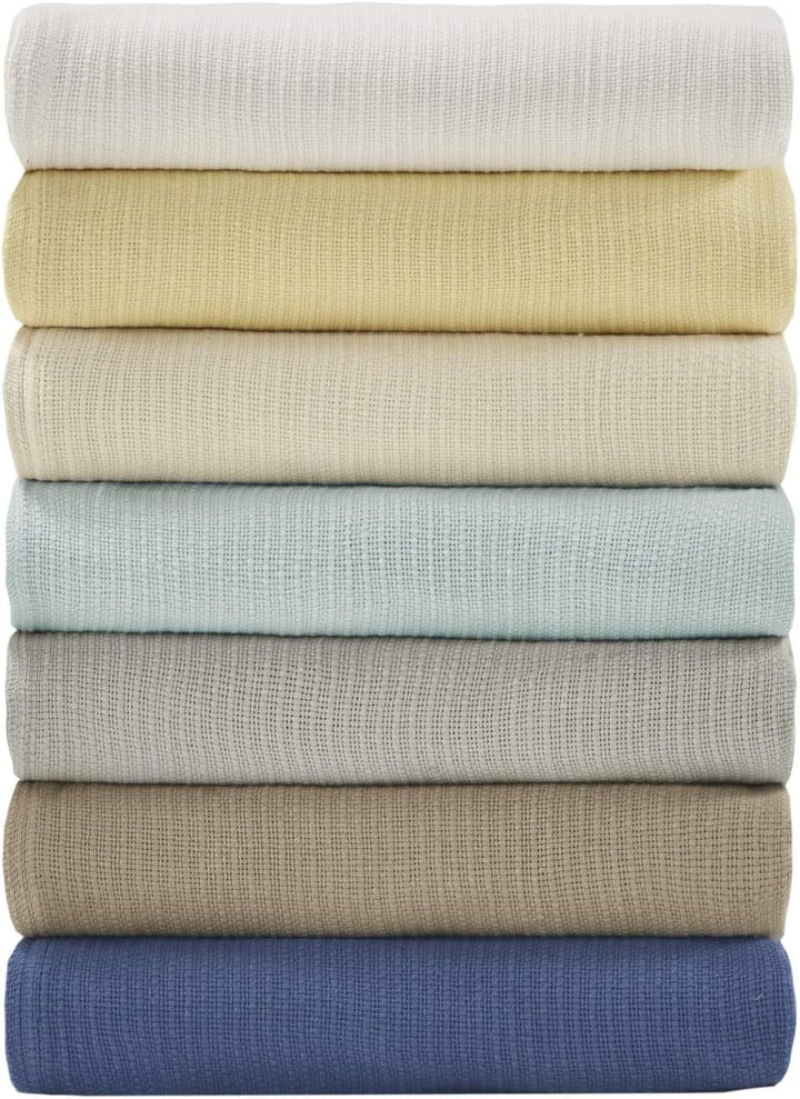 Madison Park Freshspun Wicker Pătură de bumbac Twin Grey Paturi si Cuverturi Madison Park