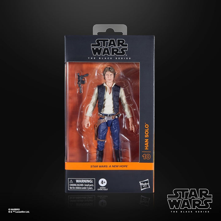 Star Wars Seria Neagră Han Solo, Star Wars: O speranță Figură de acțiune premium de colecționat (15 cm) Action figures Naty Shop