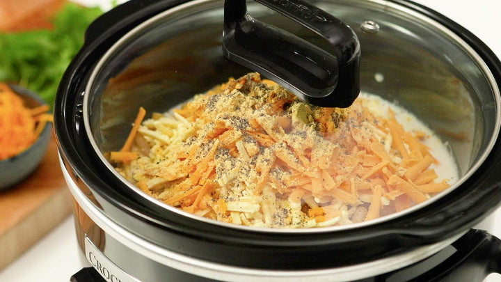 Slow cooker digital Crockpot, funcție de menținere la cald, 2,4 litri (1-2 persoane) Slow Cooker Naty Shop