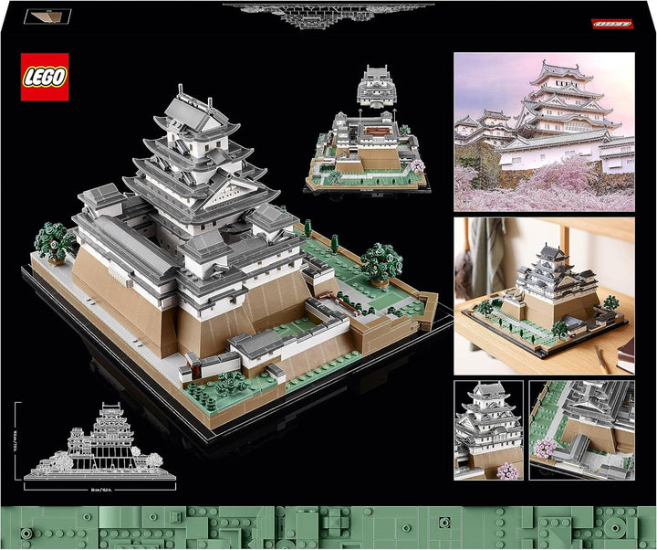 Castelul LEGO Architecture Himeji, Kit model pentru adulți, Colecția Landmark, Set pentru fanii grădinăritului creativ și ai culturii japoneze, cu copac cu flori de cireș, cadou pentru el și ea 21060 Seturi de constructie Besuche den LEGO-Store