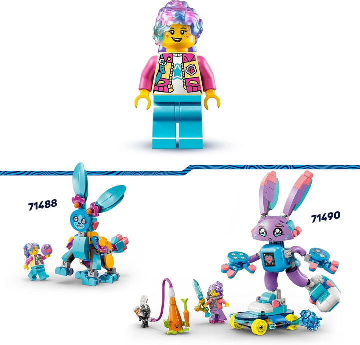 LEGO Dreamzzz Bunchus Creative Animal Adventures, iepuraș de jucărie pentru copii, 20-In-1 Fantasy Playset cu Minifigure Izzie, cadou pentru fete și băieți de la 7 ani 71488 Seturi de constructie Besuche den LEGO-Store