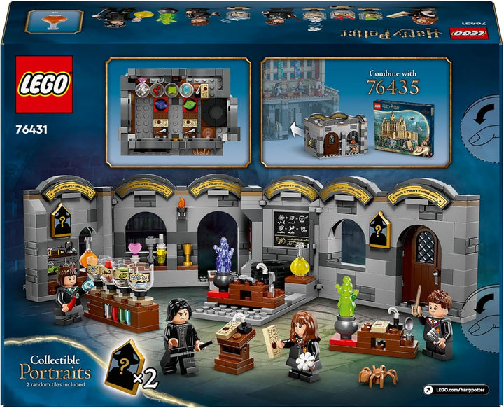 Castelul Hogwarts LEGO Harry Potter: Clasa de Poțiuni, Jucărie Fantasy, Clasă construibilă, Idee de cadou pentru băieți, fete și toți fanii, cu Hermione Granger și Severus Snape 76431 Seturi de constructie Besuche den LEGO-Store