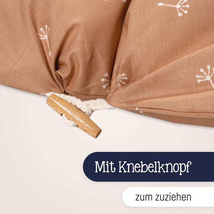 Julius Zöllner Pernă organică pentru alăptare 190 cm, umplutură 42 litri microperle Eps, fabricat în Germania Accesorii Hrana si Alaptare Bebe Naty Shop