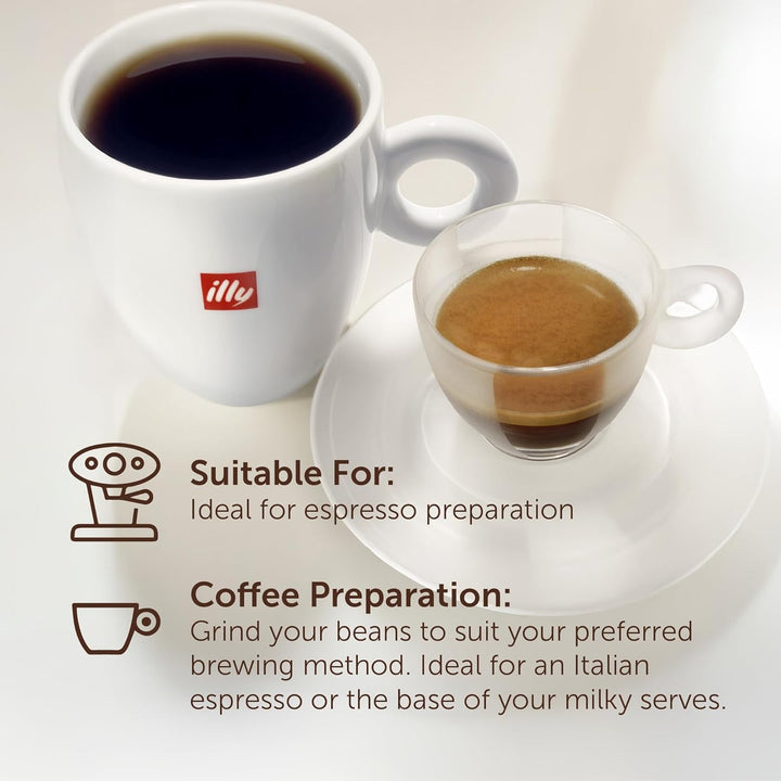Cafea Illy, boabe de cafea decofeinizată - cutie de 250 g Cafea Naty Shop