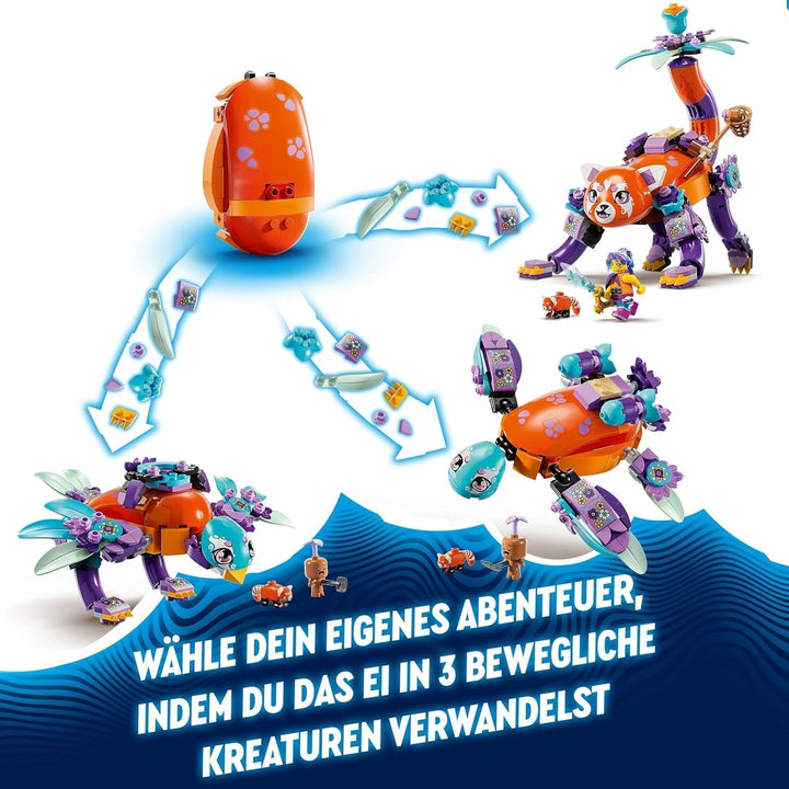 LEGO Dreamzzz 3-In-1 Izzies Dream Animals, ou magic cu minifigurinele Izzy și Dizzy și figuri de animale, set de joacă Fantasy, cadou pentru fete și băieți de la 8 ani 71481 Seturi de constructie Besuche den LEGO-Store